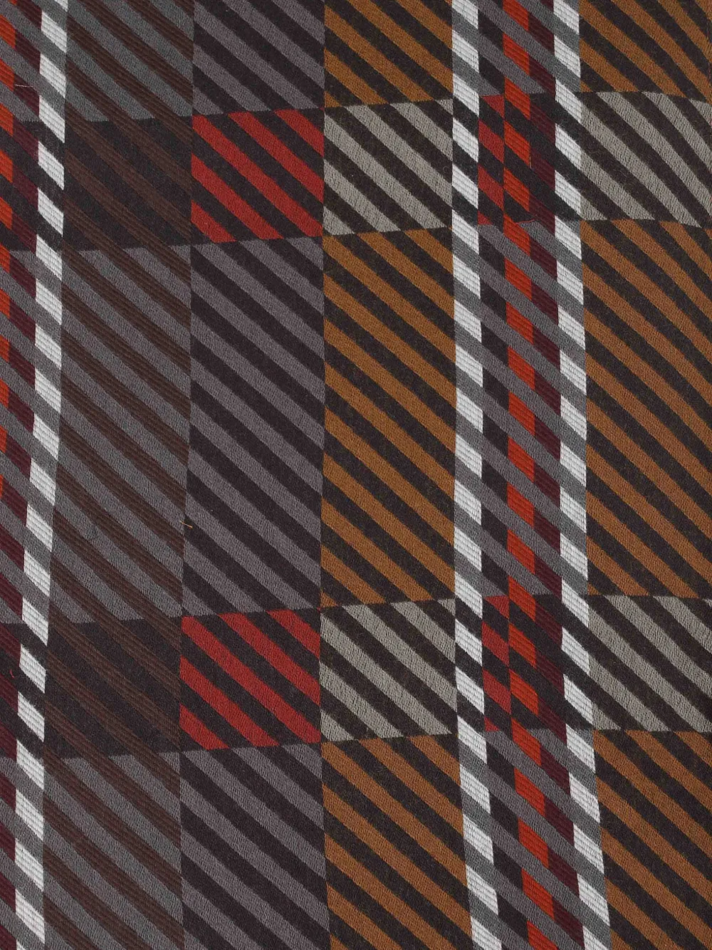 Missoni Geruite sjaal Bruin