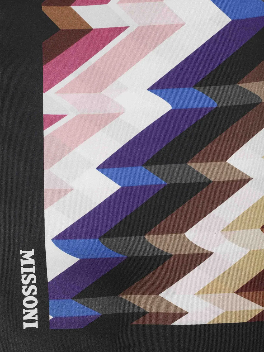 Missoni Sjaal met zigzagprint Zwart