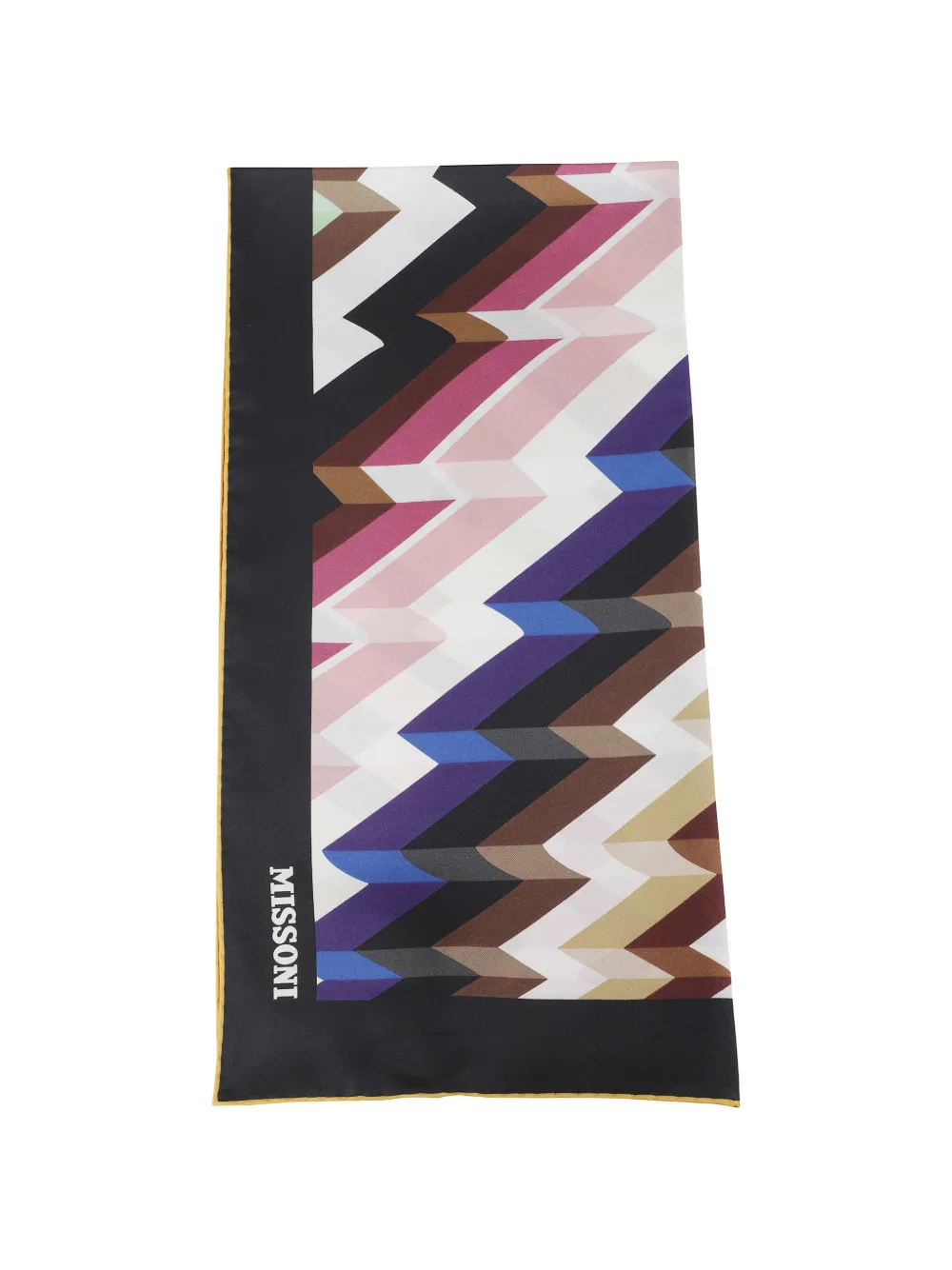 Missoni zigzag-print scarf - Nero