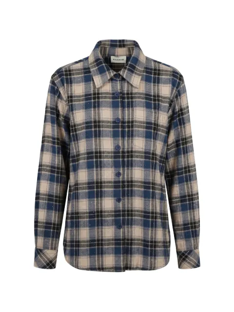 P.A.R.O.S.H. check-print cotton shirt