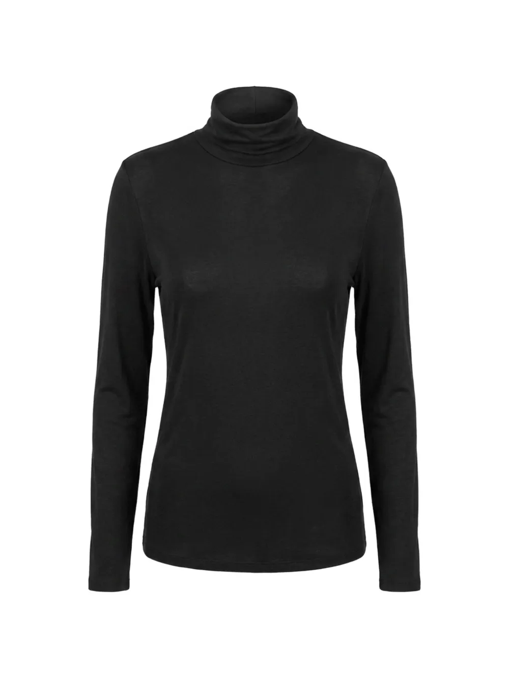 Purotatto roll-neck long-sleeve sweater - Schwarz