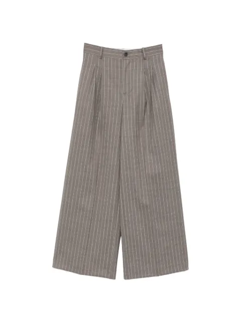 P.A.R.O.S.H. pantalones Lassie a rayas diplomáticas con pinzas