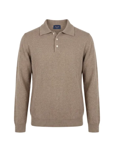 Drumohr long-sleeve polo sweater