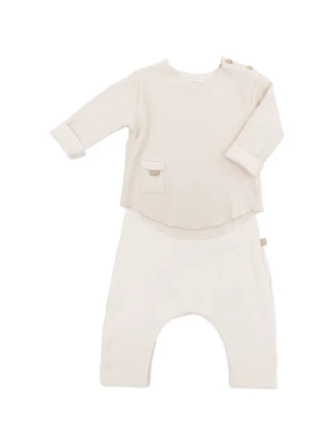Bamboom button-fastening pocket-detail tracksuits