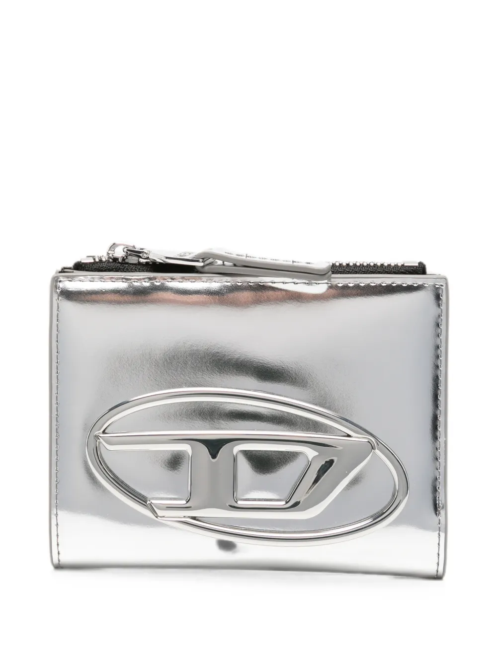 Diesel Oval D leather wallet - Grau