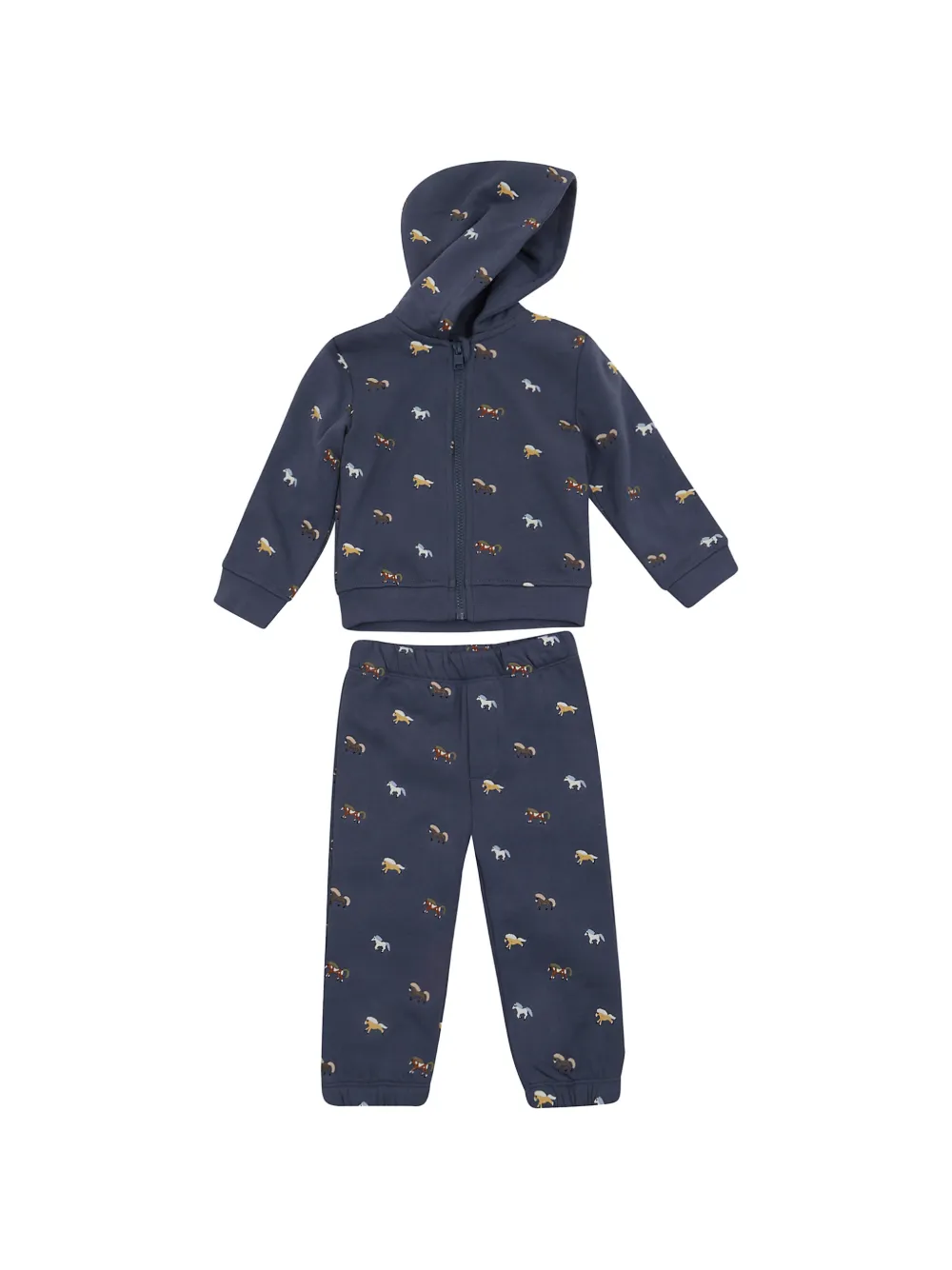 Stella McCartney Kids horse-embroidered tracksuit - Blu