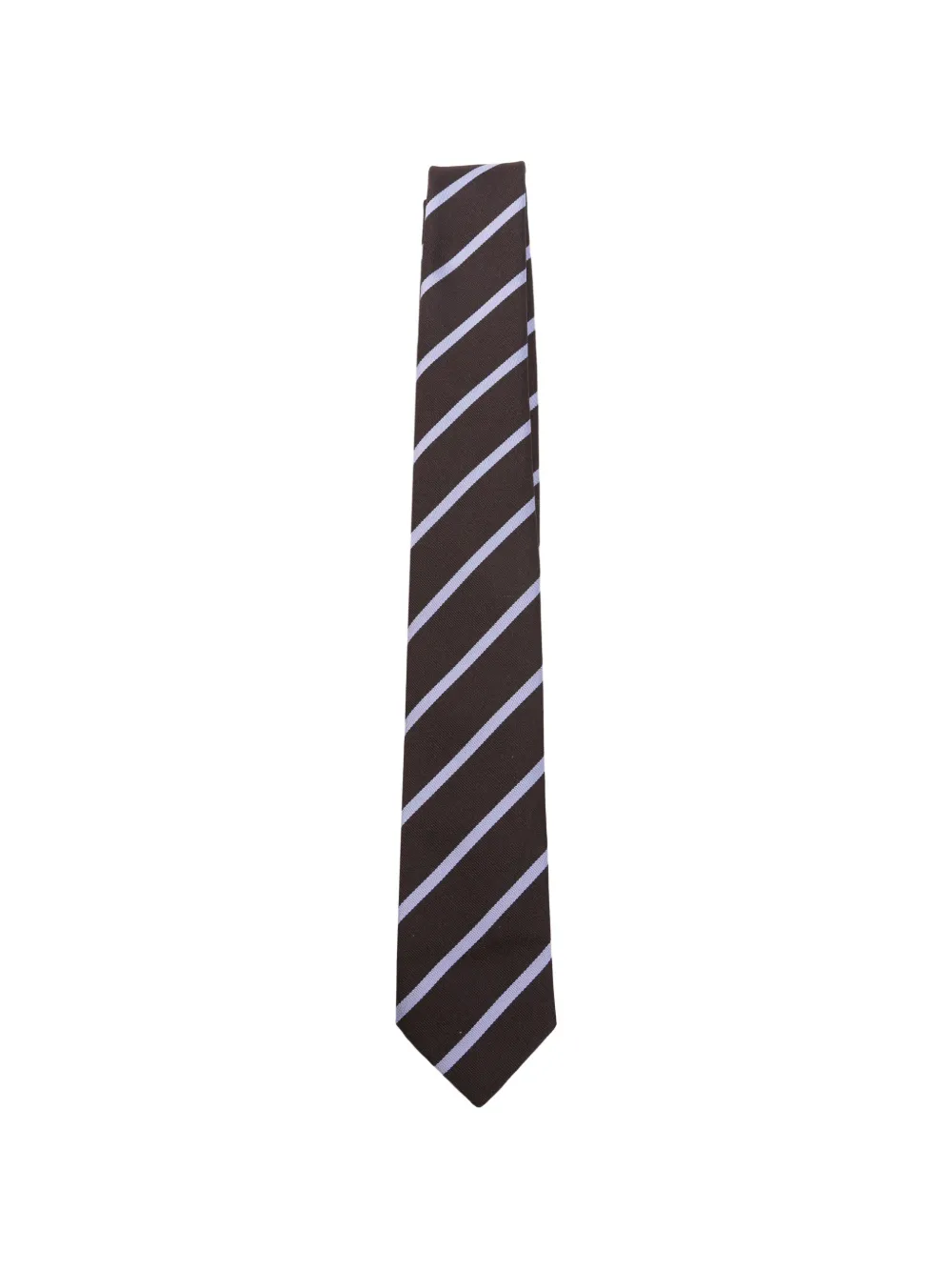 The Frankie Shop diagonal-stripe tie - Marrone
