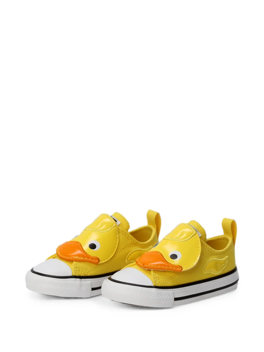 Converse Kids Pool Float Duck Chuck Taylor All Star Easy One sneakers met band Geel
