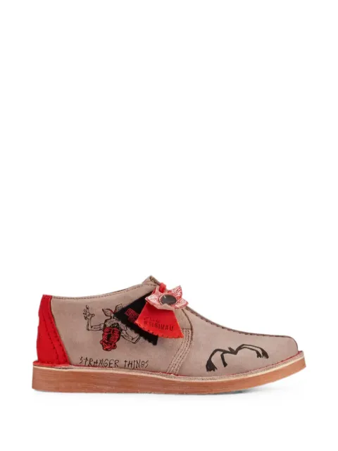Clarks Kids × Stranger Things desert trek sneakers