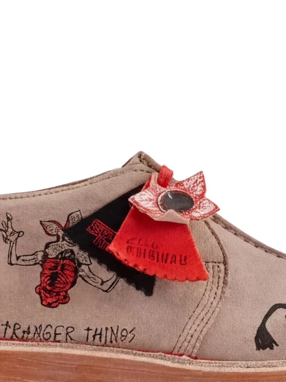 Clarks Kids × Stranger Things desert trek sneakers Beige