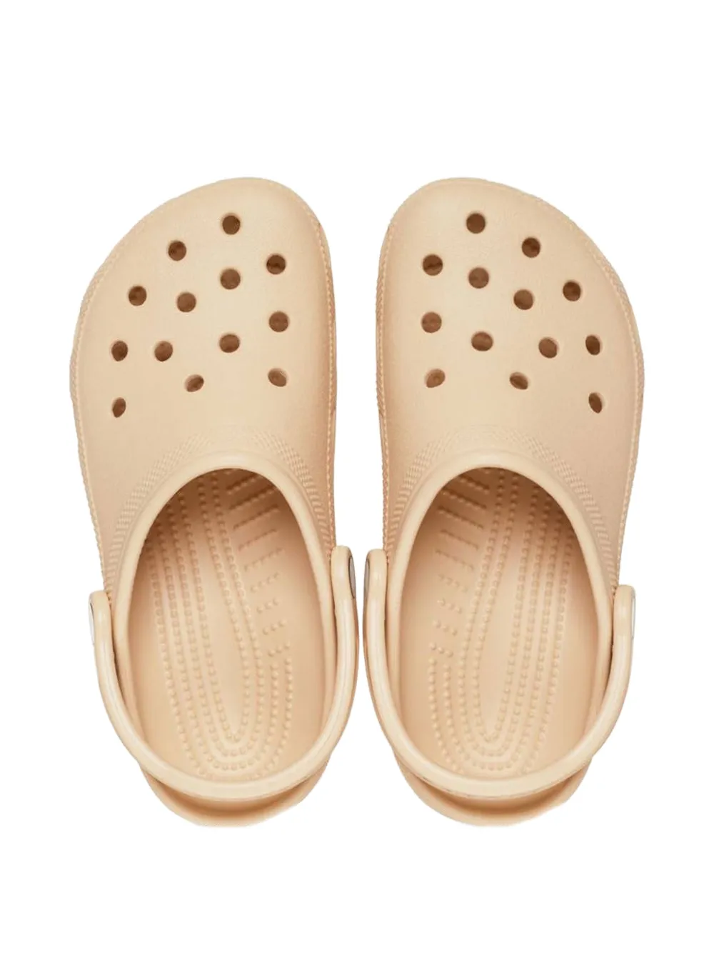 Crocs Shiitake klassieke klompen met geperforeerde details Beige