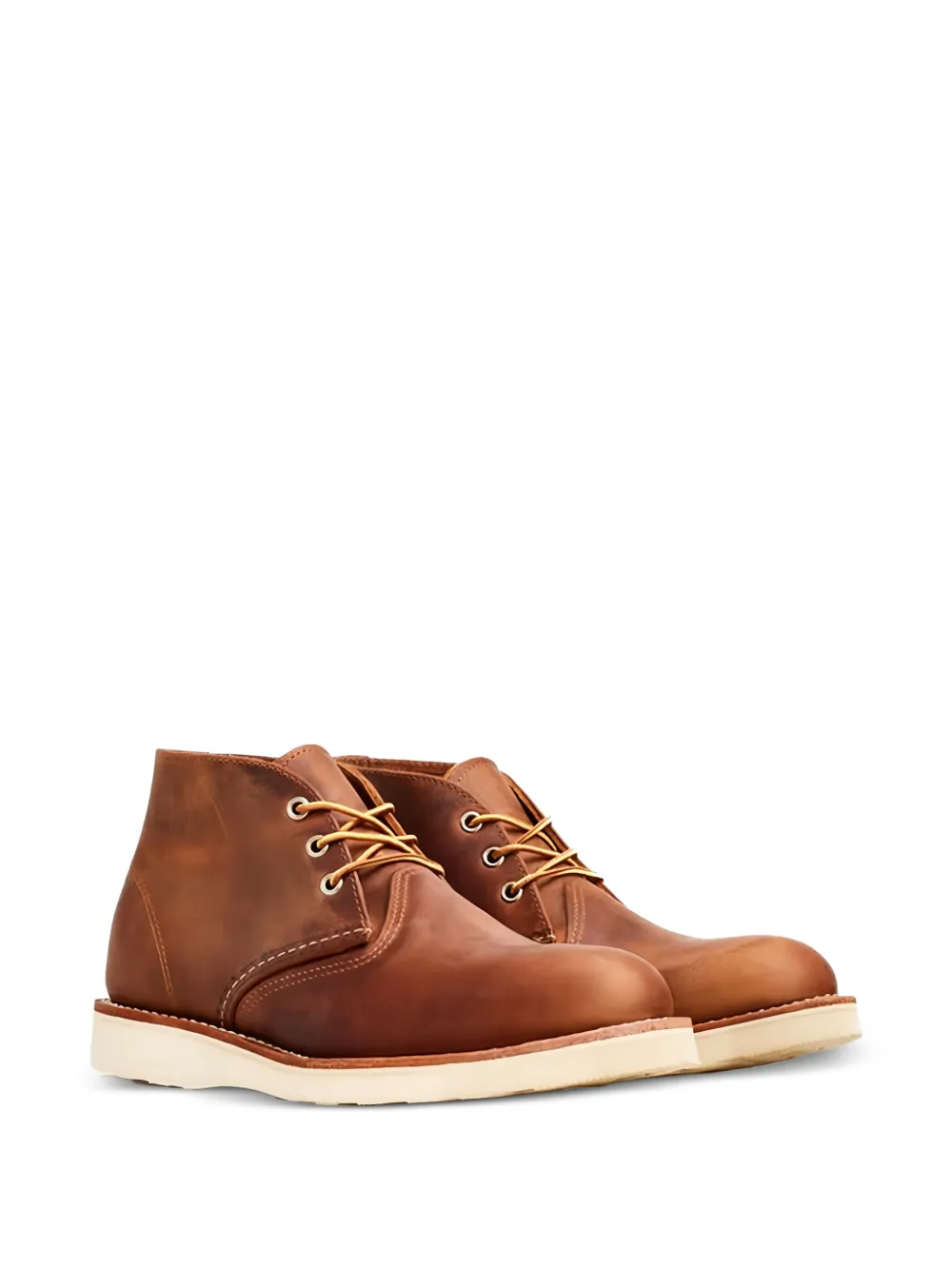 Red Wing Shoes Work Chukka leren laarzen Bruin