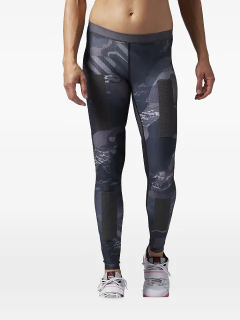 Reebok Crossfit panelled compression leggings