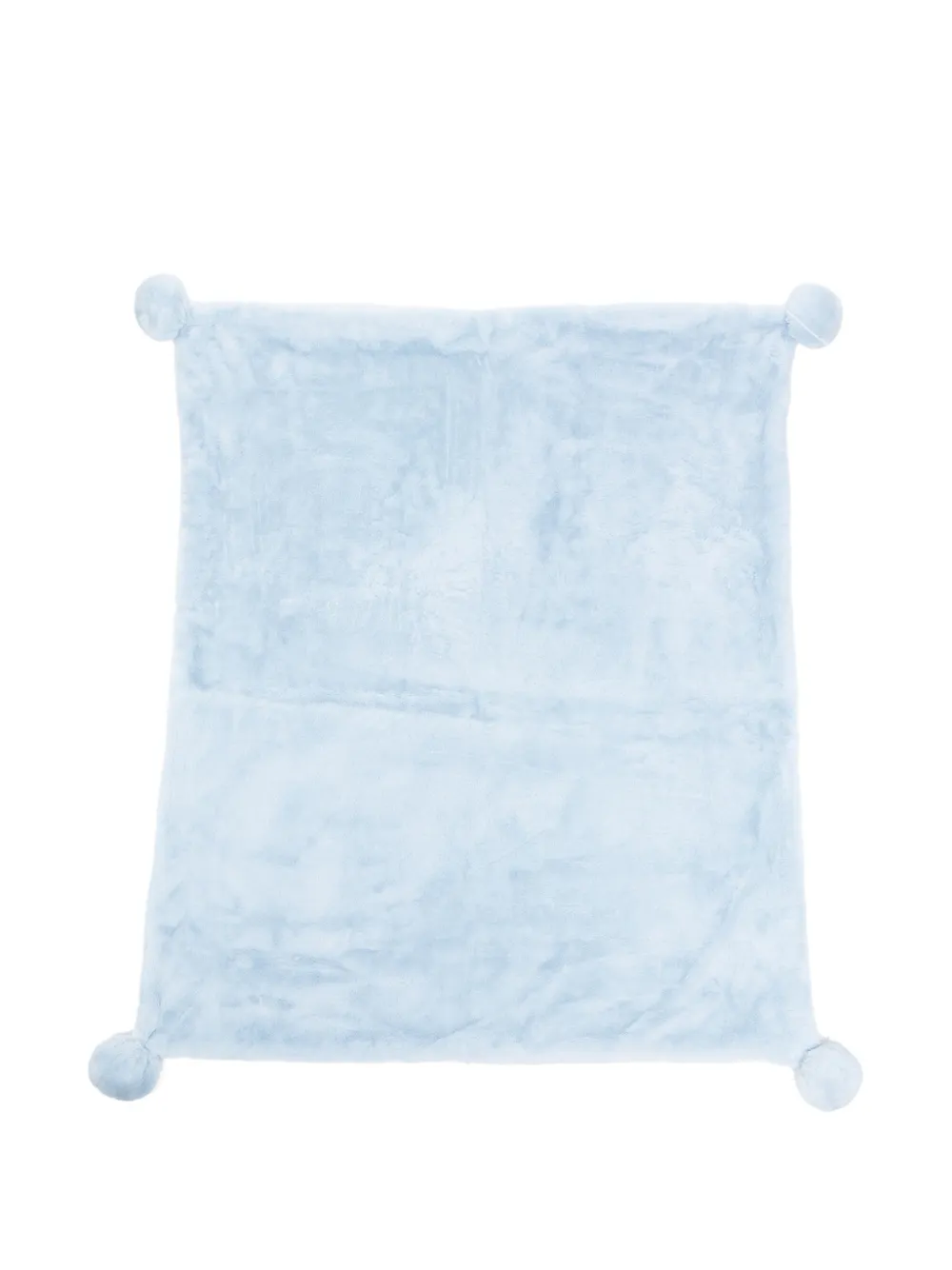 Mayoral Coperta in pelliccia sintetica con pompon - Blu