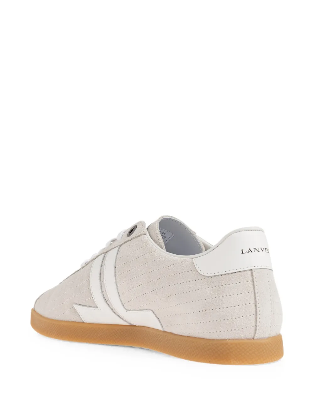Lanvin Glen 2.0 leren sneakers Beige