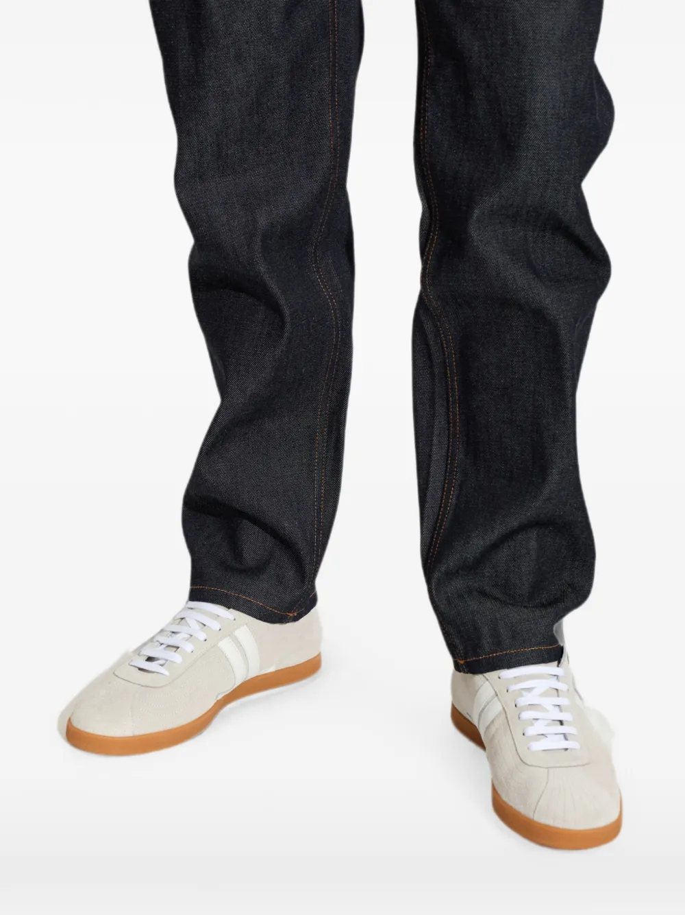 Lanvin Glen 2.0 leren sneakers Beige