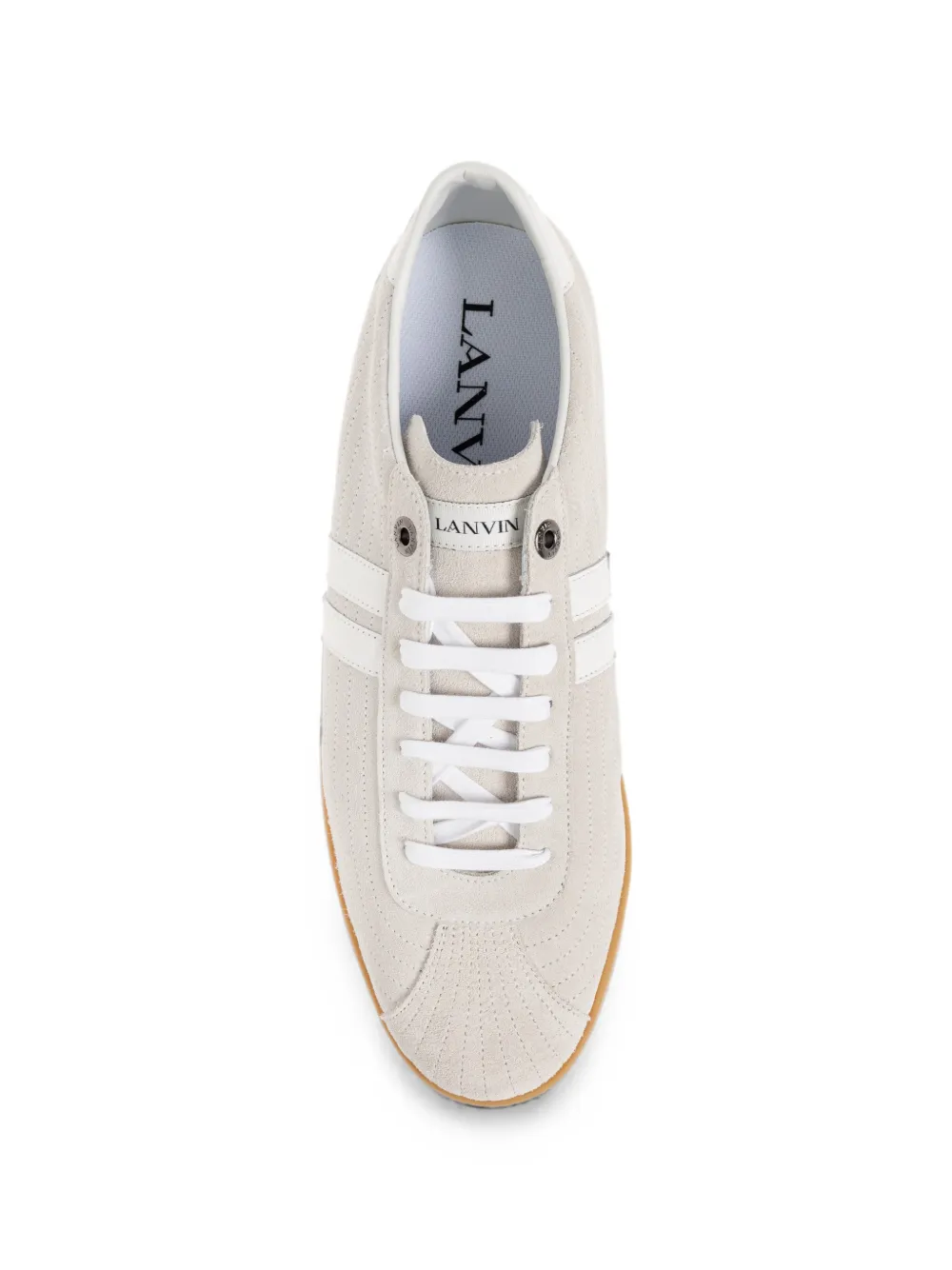 Lanvin Glen 2.0 leren sneakers Beige