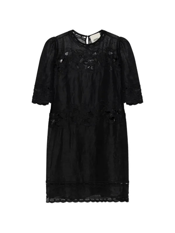 isabel marant black mini dress Reldine cut-out Embroidered | Jersey minidress Pay With:300 Qs (Silkroll Fee: $7.50) Corset back Makima dress manga | so be sure to