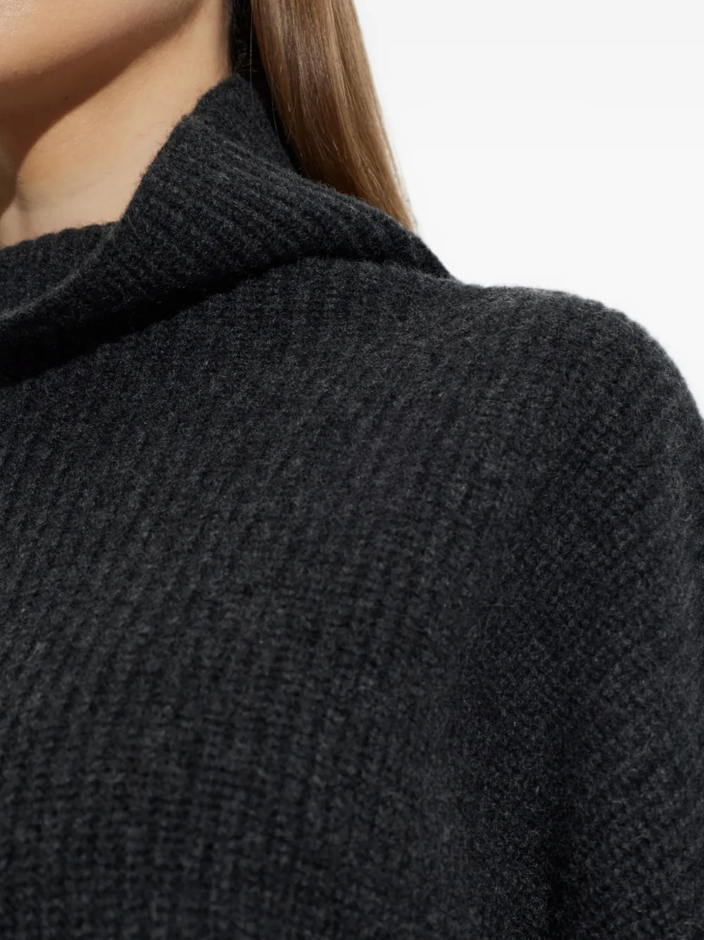 ISABEL MARANT Brooke geribbelde trui Grijs