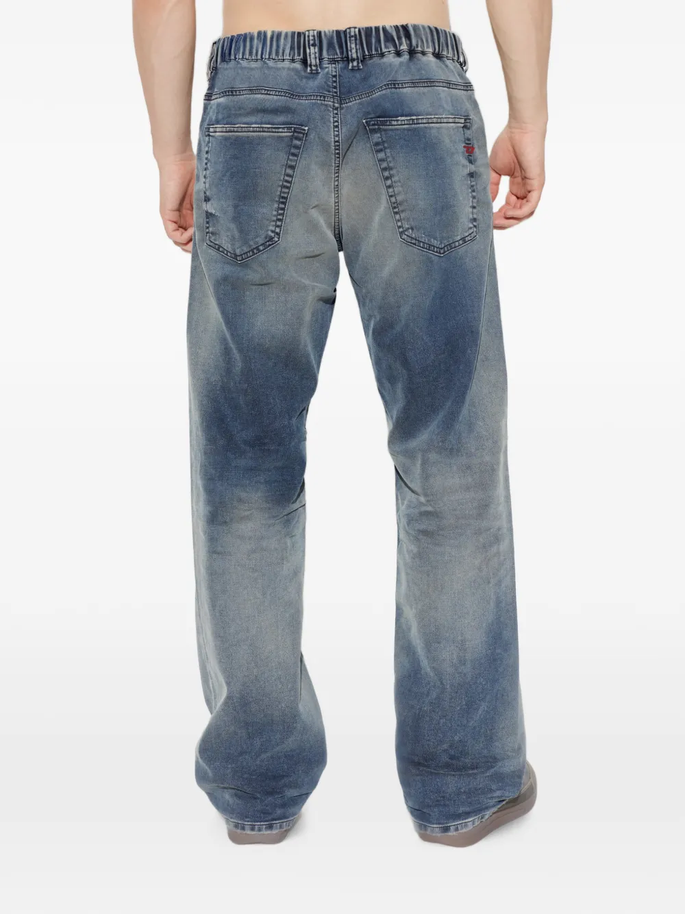 Diesel Jogg jeans met vervaagd effect Blauw