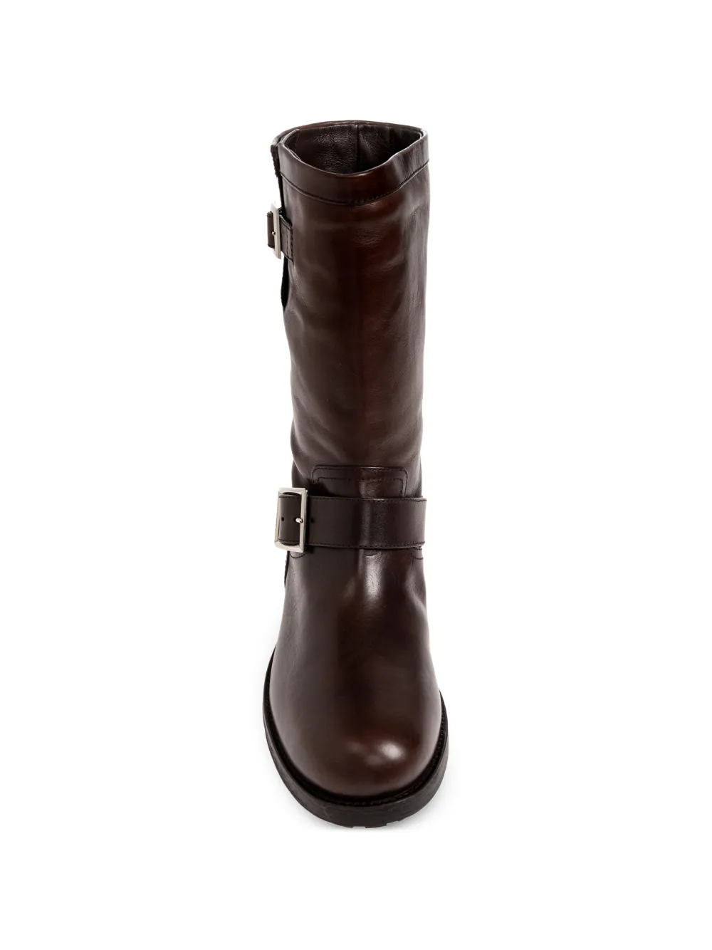 Jimmy Choo Biker Mid laarzen met gespbandje Bruin