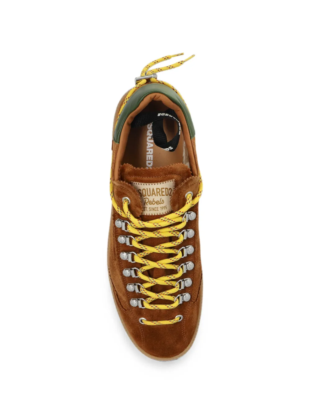 DSQUARED2 Rebel suede sneakers Bruin