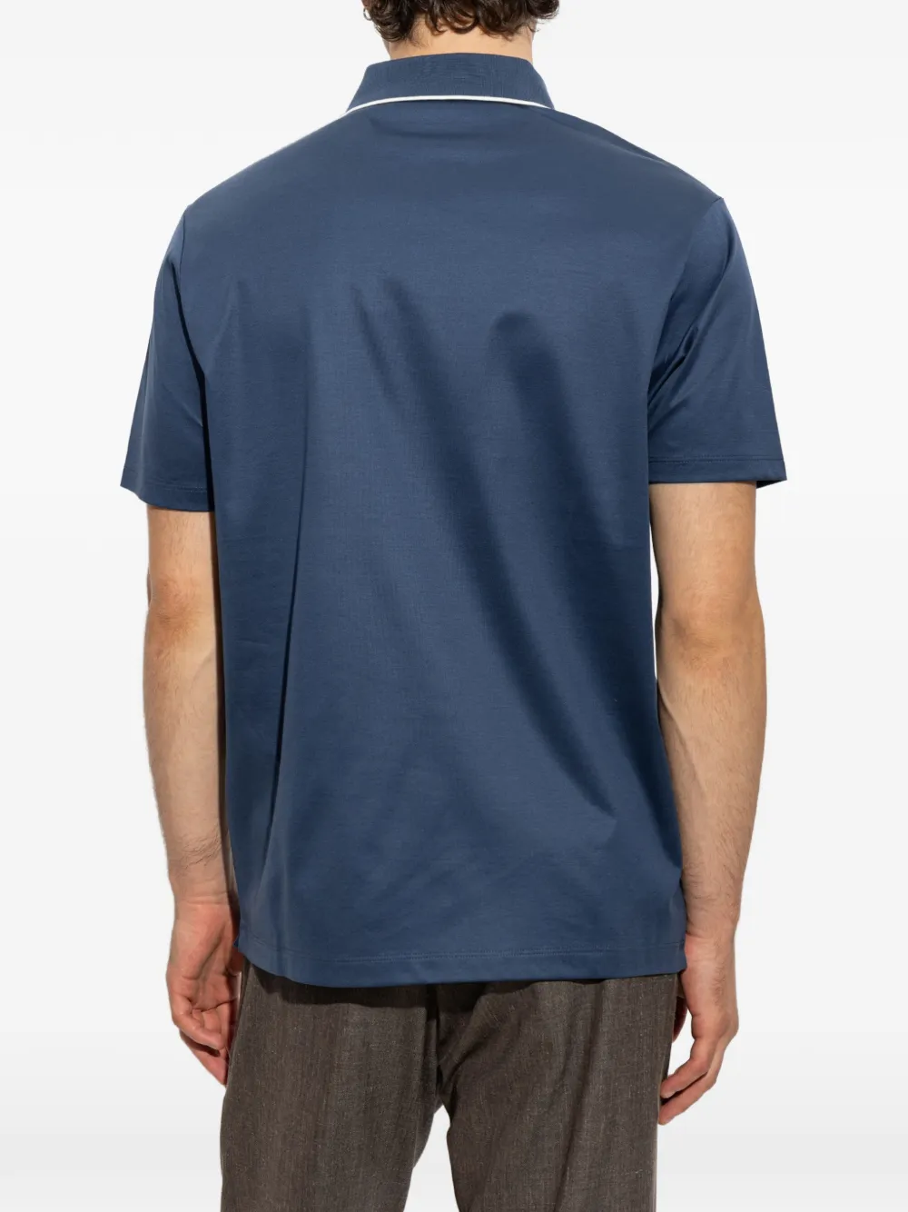 Paul & Shark Poloshirt met geborduurd logo Blauw