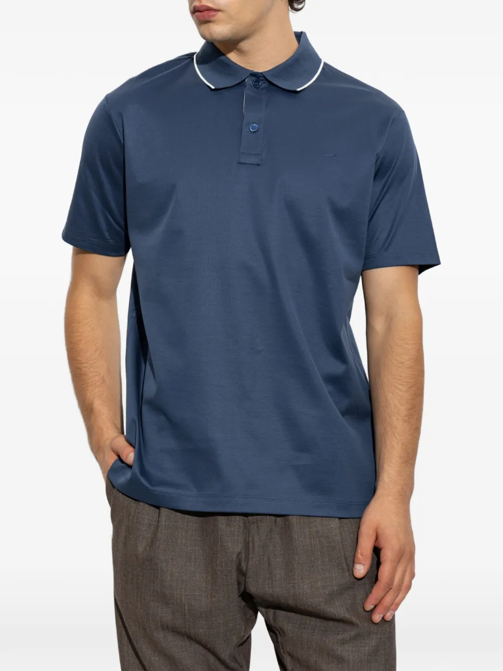 Paul & Shark Poloshirt met geborduurd logo Blauw