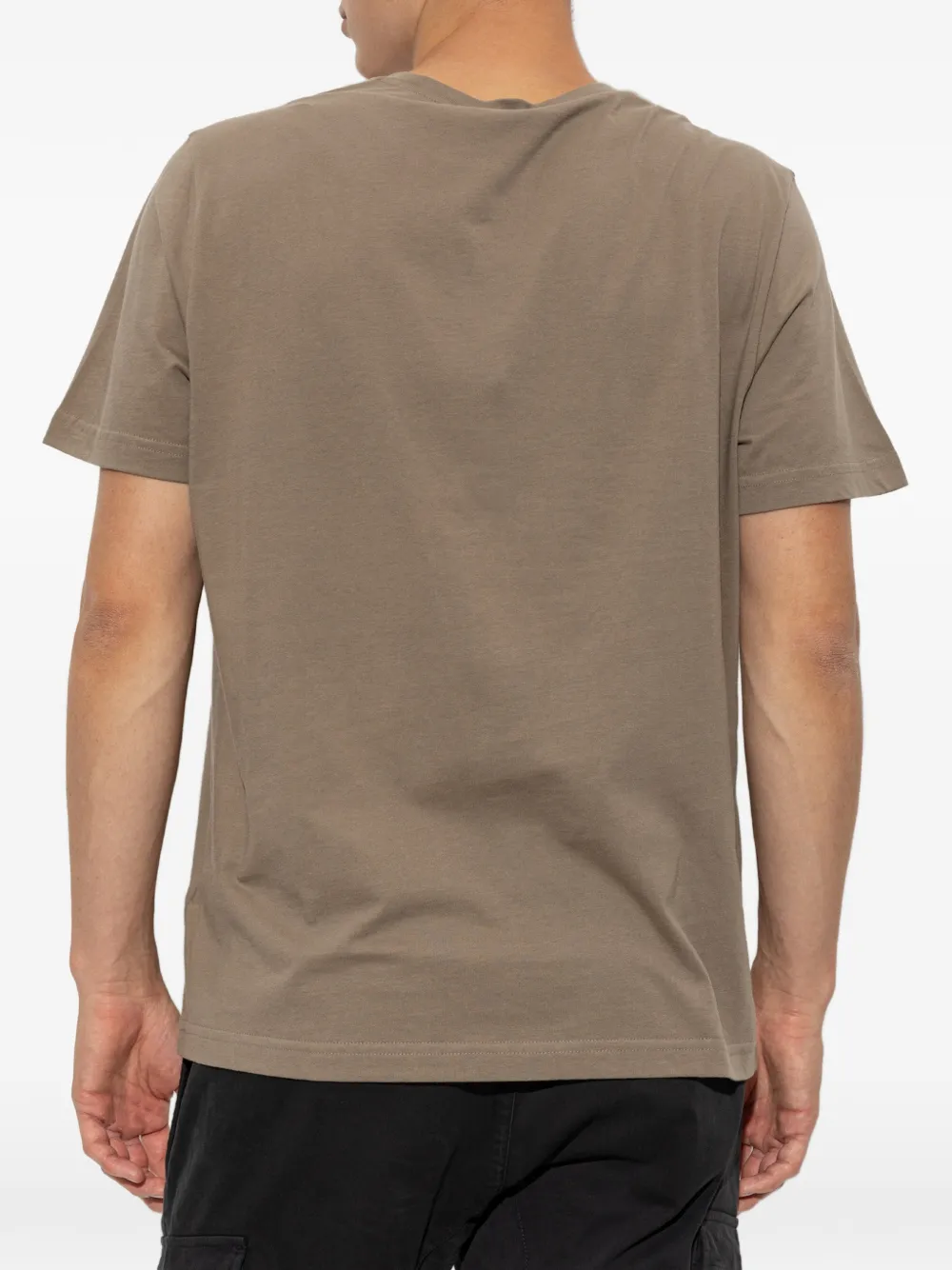 Moose Knuckles T-shirt met logoprint Bruin