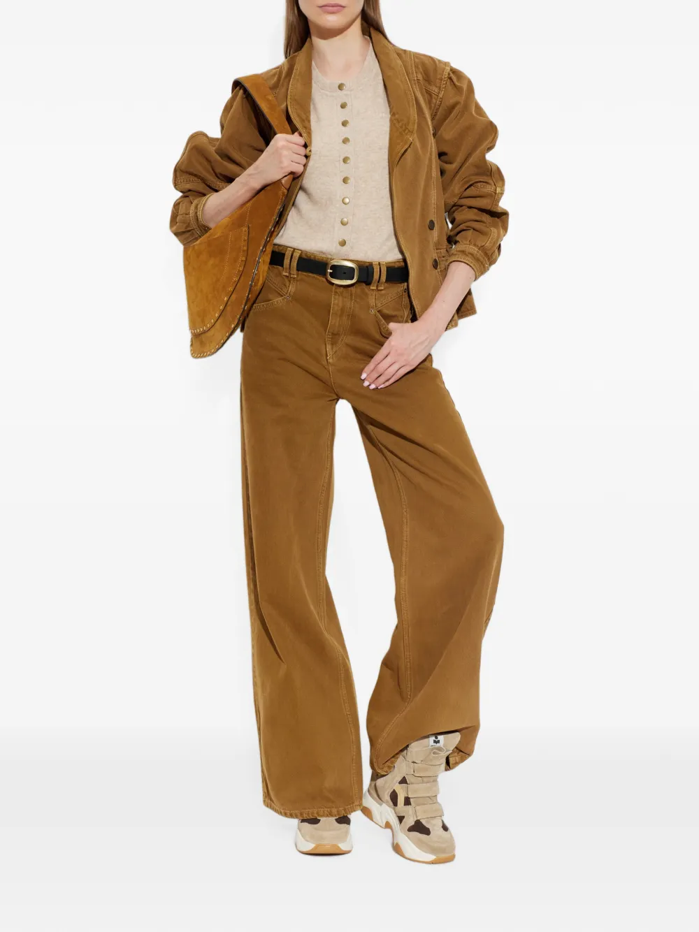 ISABEL MARANT Idesia vest Beige