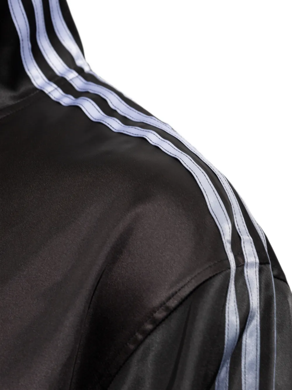 Y-3 Satijnen 3-Stripes trainingstop met kleurverloop Zwart