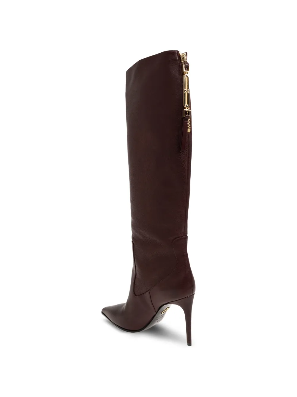 DSQUARED2 leather heeled boots Bruin