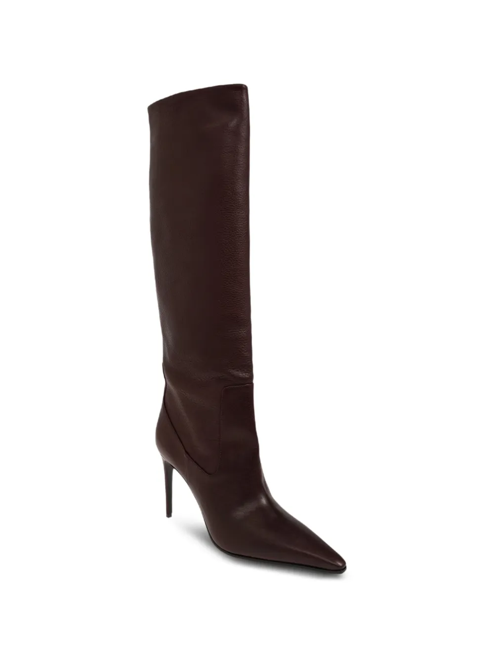 DSQUARED2 leather heeled boots Bruin