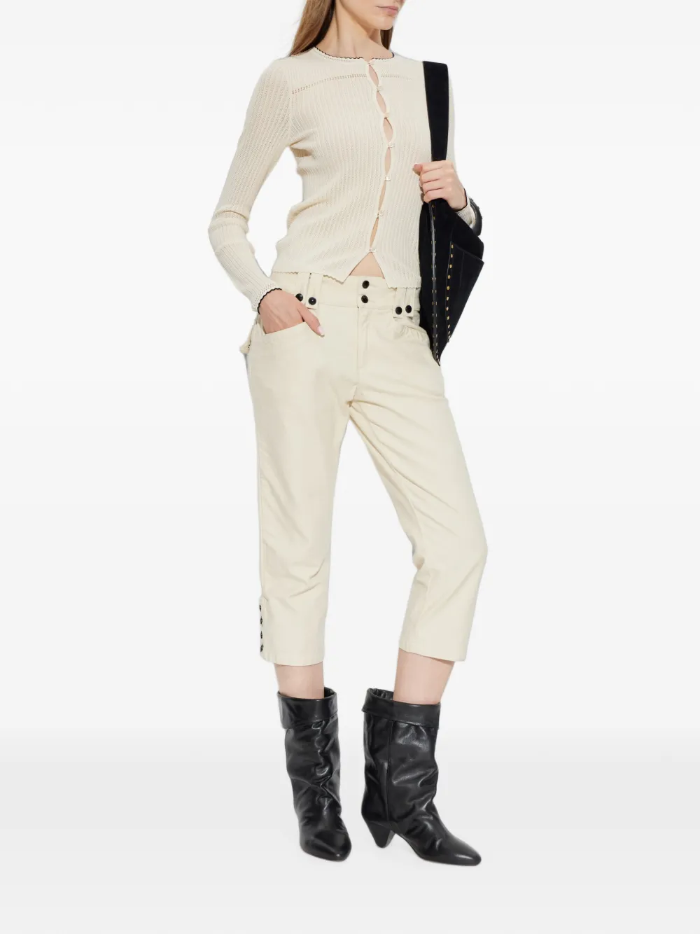 ISABEL MARANT Siofra vest Beige