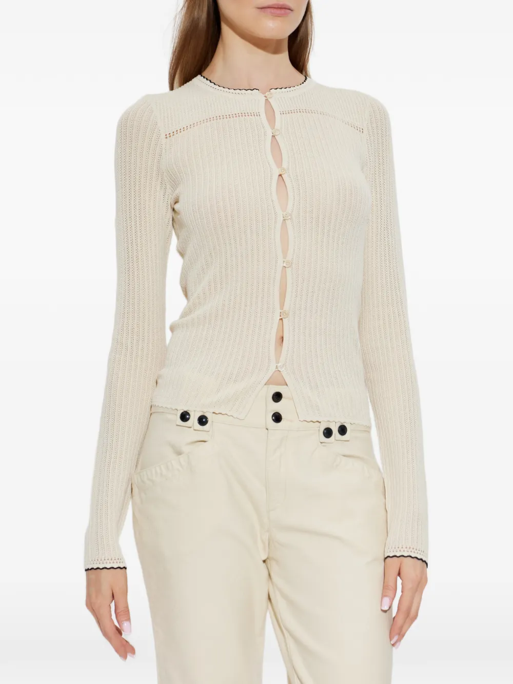 ISABEL MARANT Siofra vest Beige