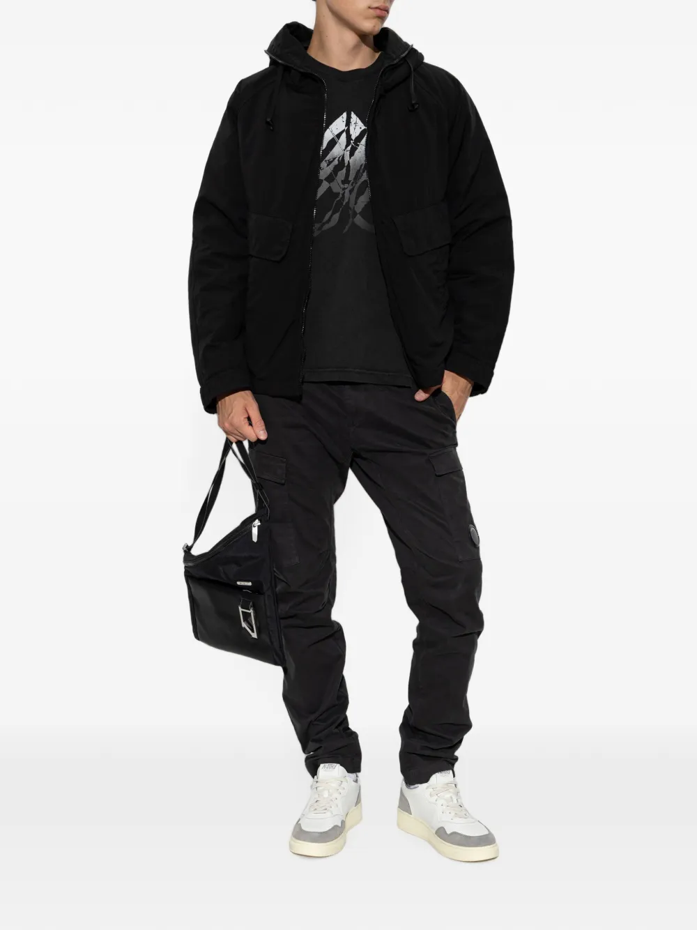 Moose Knuckles Katoenen T-shirt met logoprint Zwart
