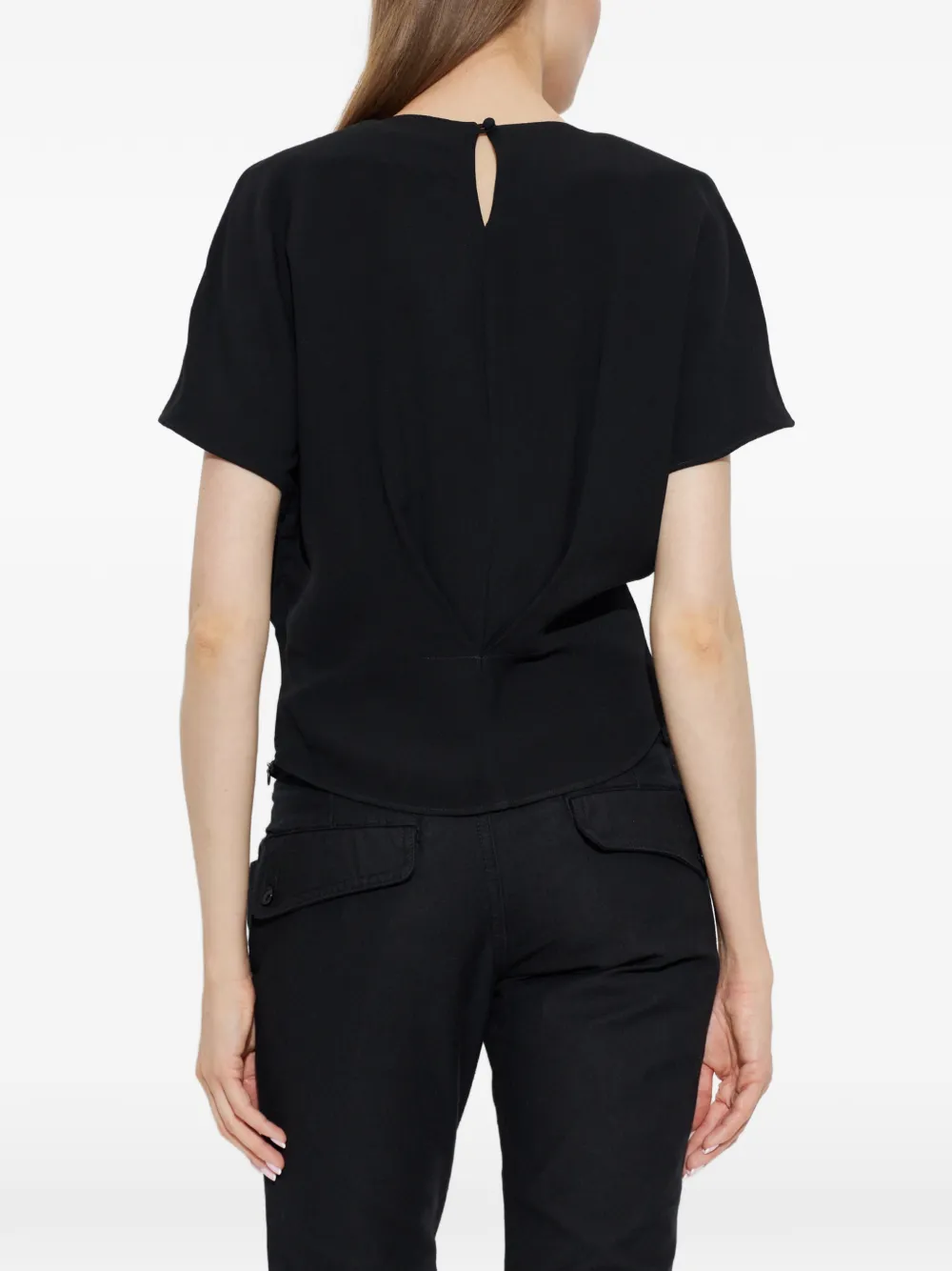 ISABEL MARANT T-shirt verfraaid met kralen Zwart