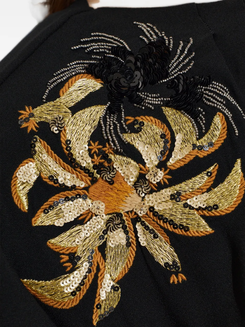ISABEL MARANT T-shirt verfraaid met kralen Zwart