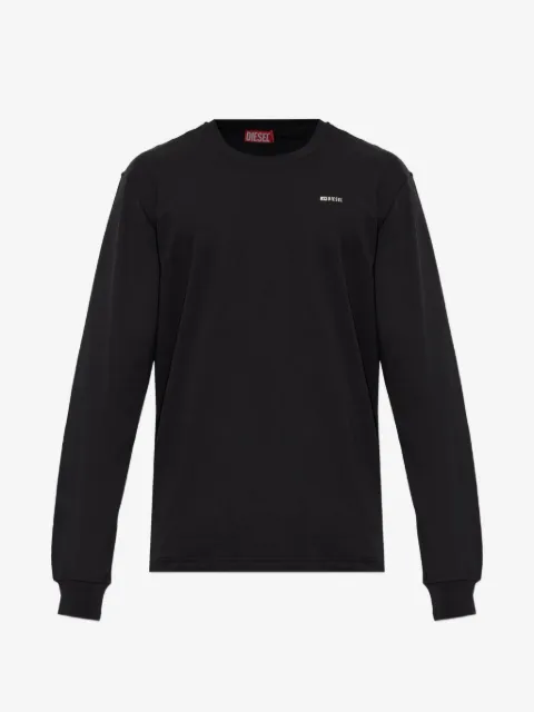 Diesel logo-plaque long-sleeve T-shirt
