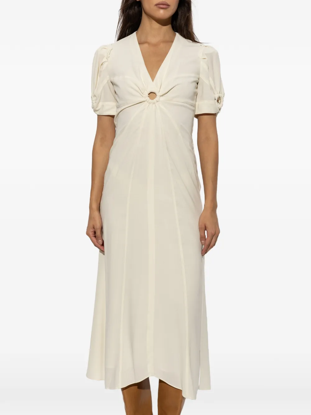 ISABEL MARANT Surelia jurk Beige