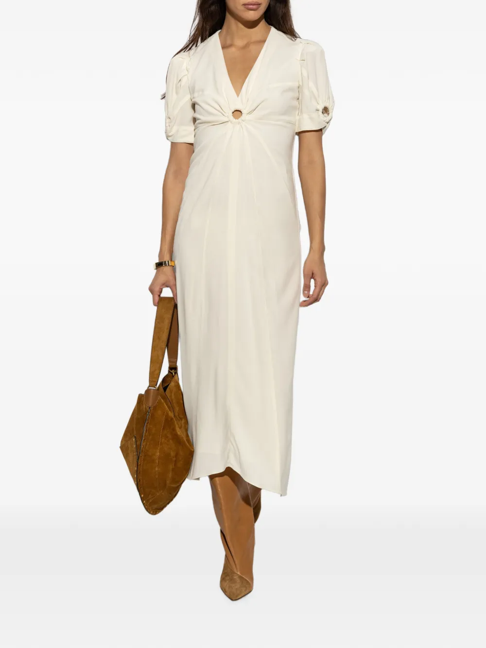 ISABEL MARANT Surelia jurk Beige