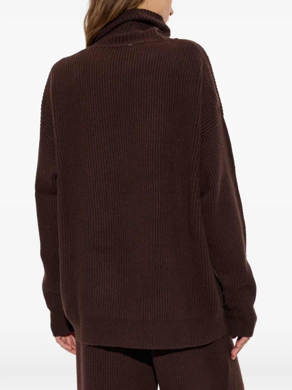Sportmax Feltro trui met ritssluiting Bruin