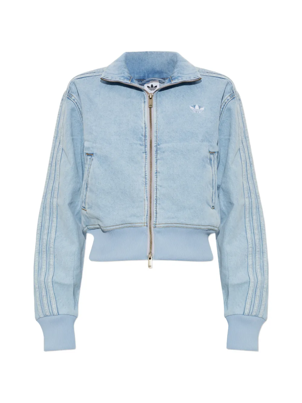 adidas Firebird denim tracktop Blauw