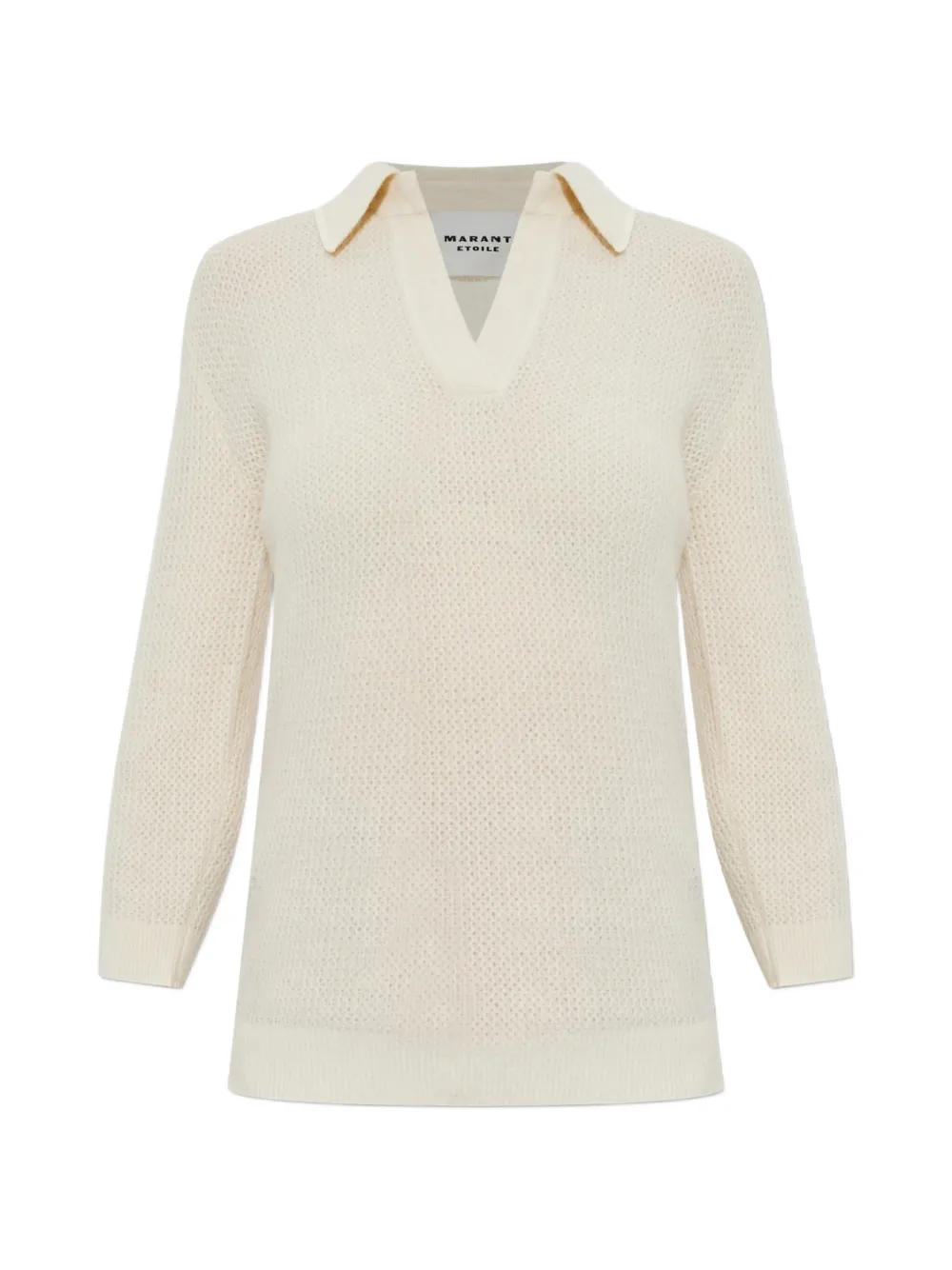 MARANT ÉTOILE Nathalie polo sweater - Nude