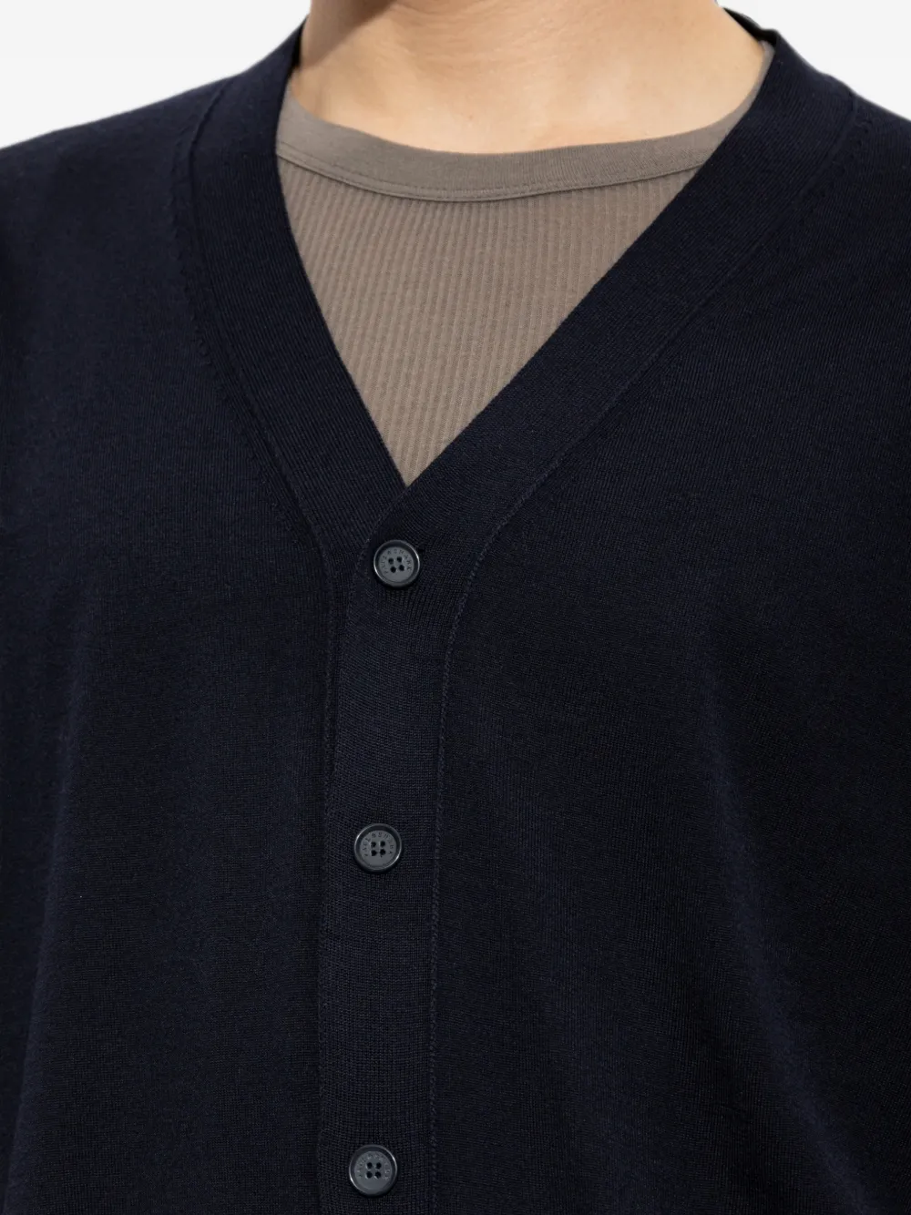 Paul & Shark Wollen vest met V-hals Blauw