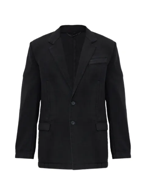 Diesel logo-plaque button-fastening blazer