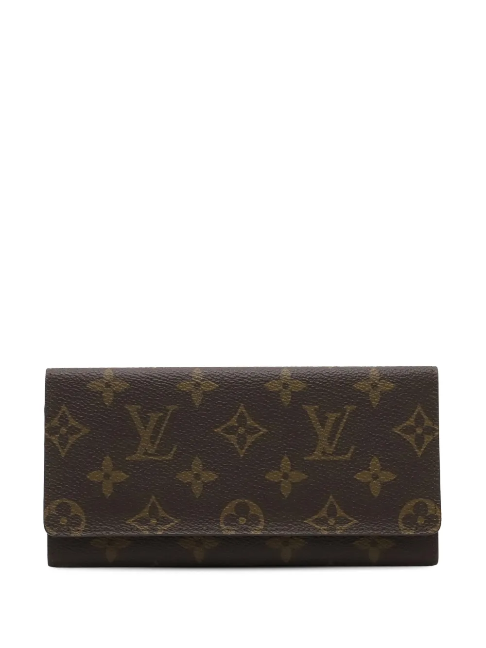 Louis Vuitton Pre-Owned 1992 Monogram Porte Yen 3 Cartes Credit Wallet long wallets - Marrone