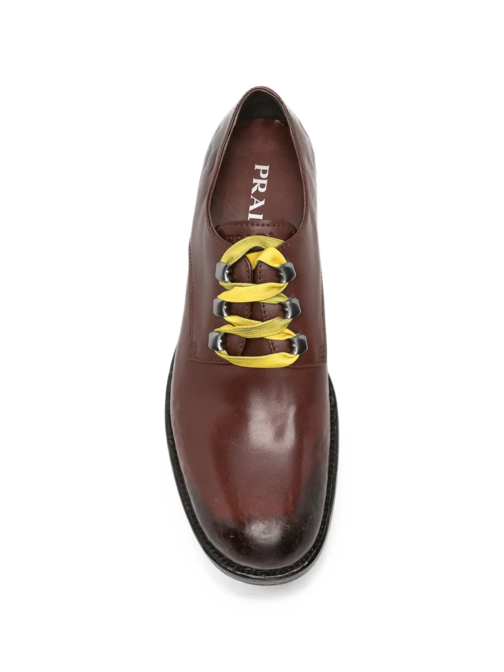 Prada leather lace-up shoes Bruin