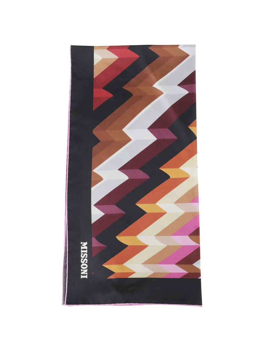 Missoni zigzag-print scarf - Nero