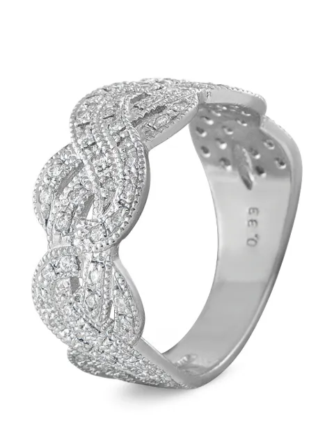 LB Exclusive twisted-effect diamond ring